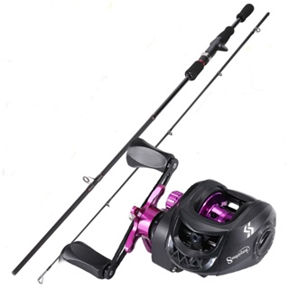 Jual Sougayilang 1.8m 2 Sections Carbon Fiber Fishing Rod Reel Line Full  Set with 7.2:1 Gear Ratio Max Drag 10kg