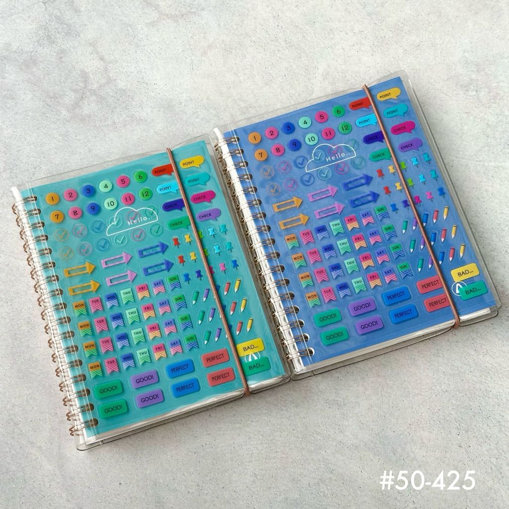 Jual Notebook Impor A6 Compotision Diary Ring Aiben 50-425 Buku Catatan ...