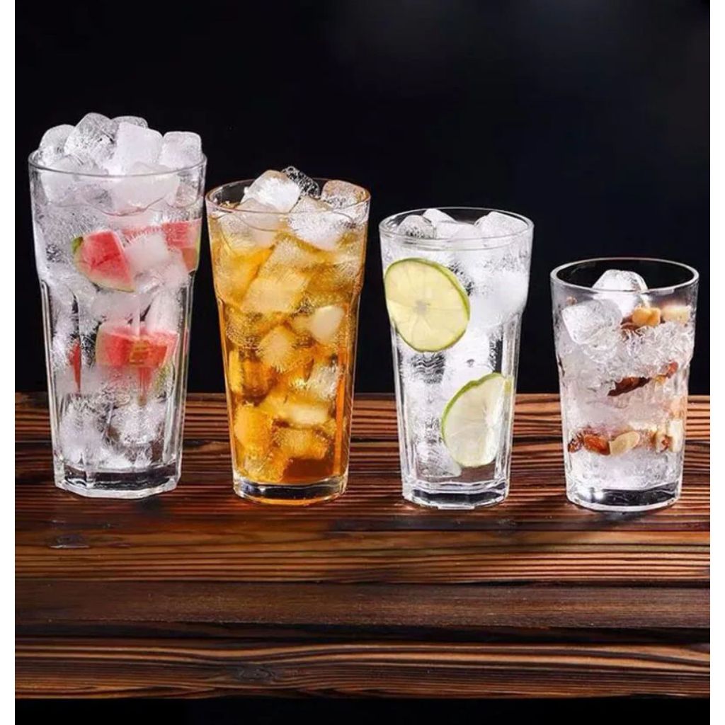 Jual Gelas Plastik Cafe Tebal Gelas Minuman dingin Transfaran Gelas