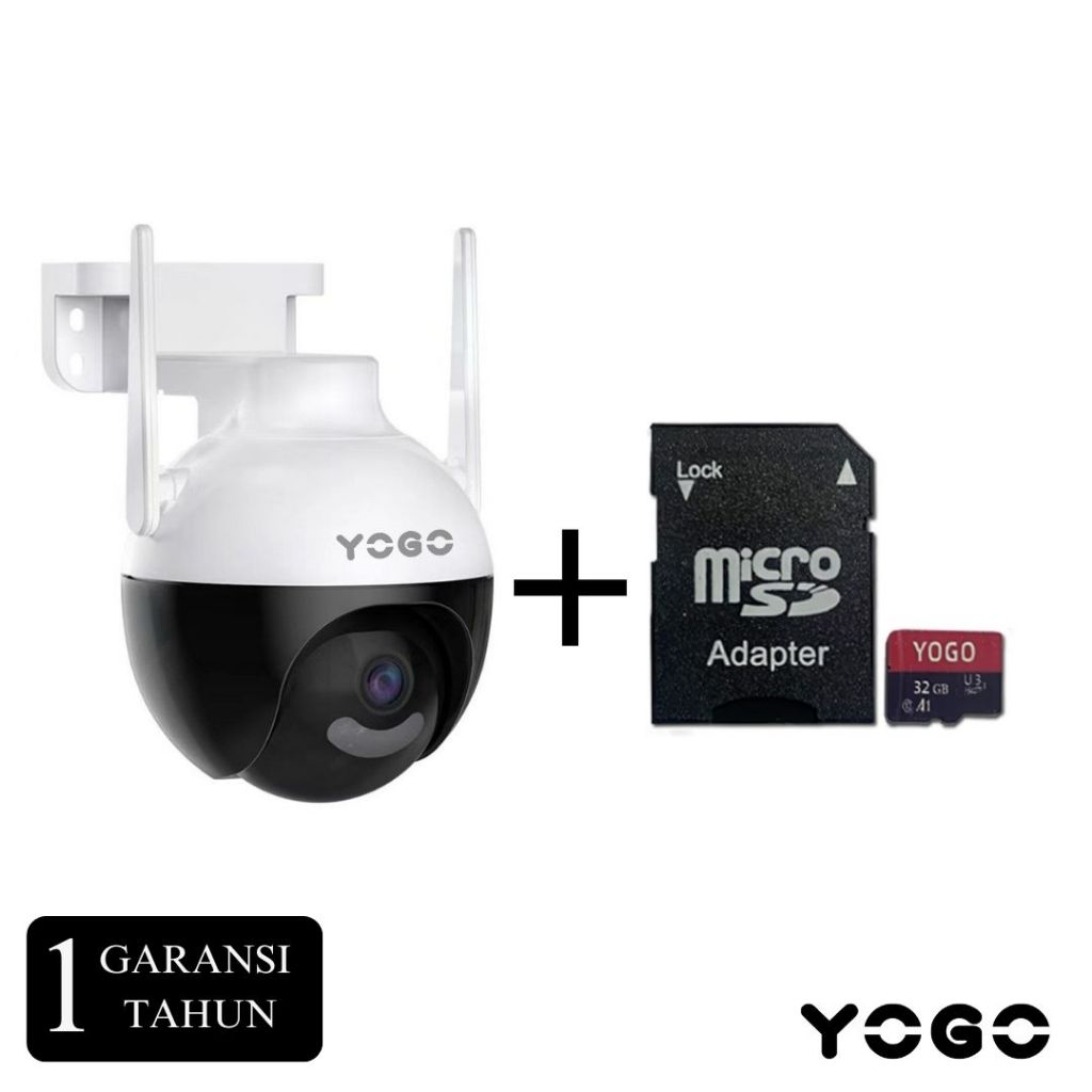 Jual YOGO Bundle Original IP Kamera CCTV PTZ Wifi Q10Y PTZ Outdoor V380 ...