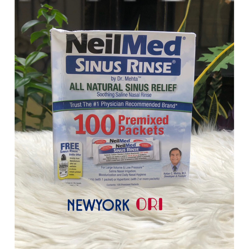 160 Refills Nasal Rinse Mix + 2 Nose Sprayer - Nasal Salt 2.7g Each Pouch |  Refill Kit | Buffered Salt Packets | Allergy and Congestion Relief Nasal