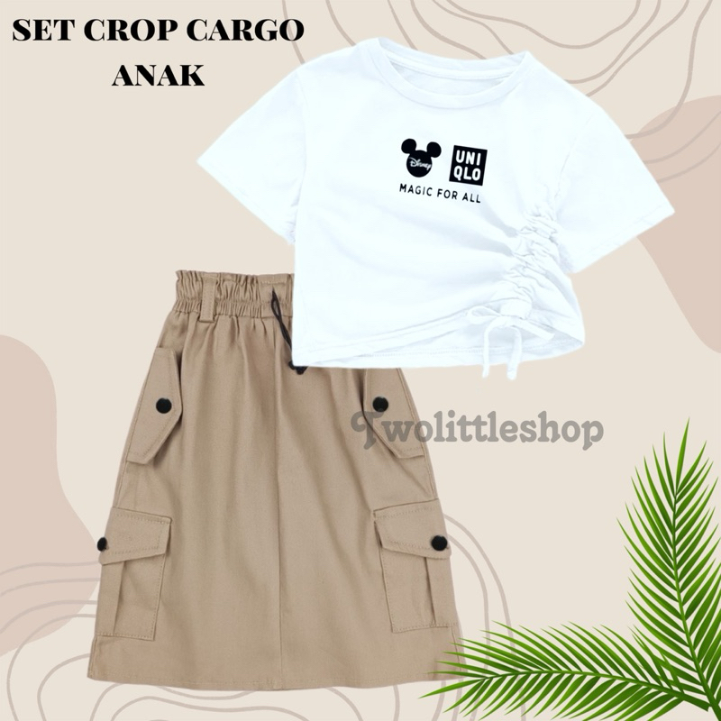 Jual Setelan Rok Cargo Anak | Shopee Indonesia