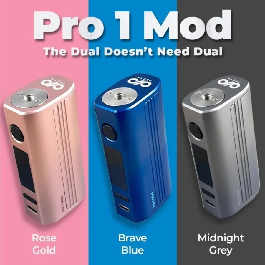 Jual Mod Pro 1 - Midnight Grey By Preva.id Mod Only Free Battery 21700 ...