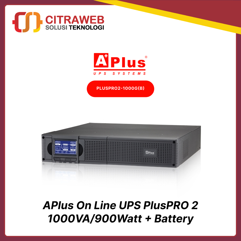 Jual Aplus On Line UPS PlusPRO 2 1000VA/900Watt + Battery | Shopee ...
