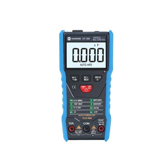 Jual Multitester SUNSHINE DT-19N High Precision Multimeter Digital Mini ...