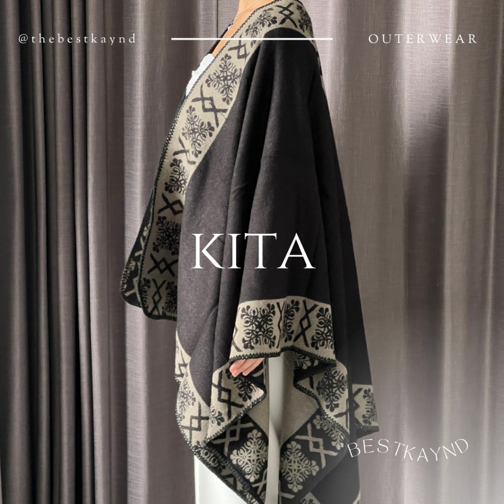 Jual The Best Kaynd Kita Cape Outerwear | Shopee Indonesia