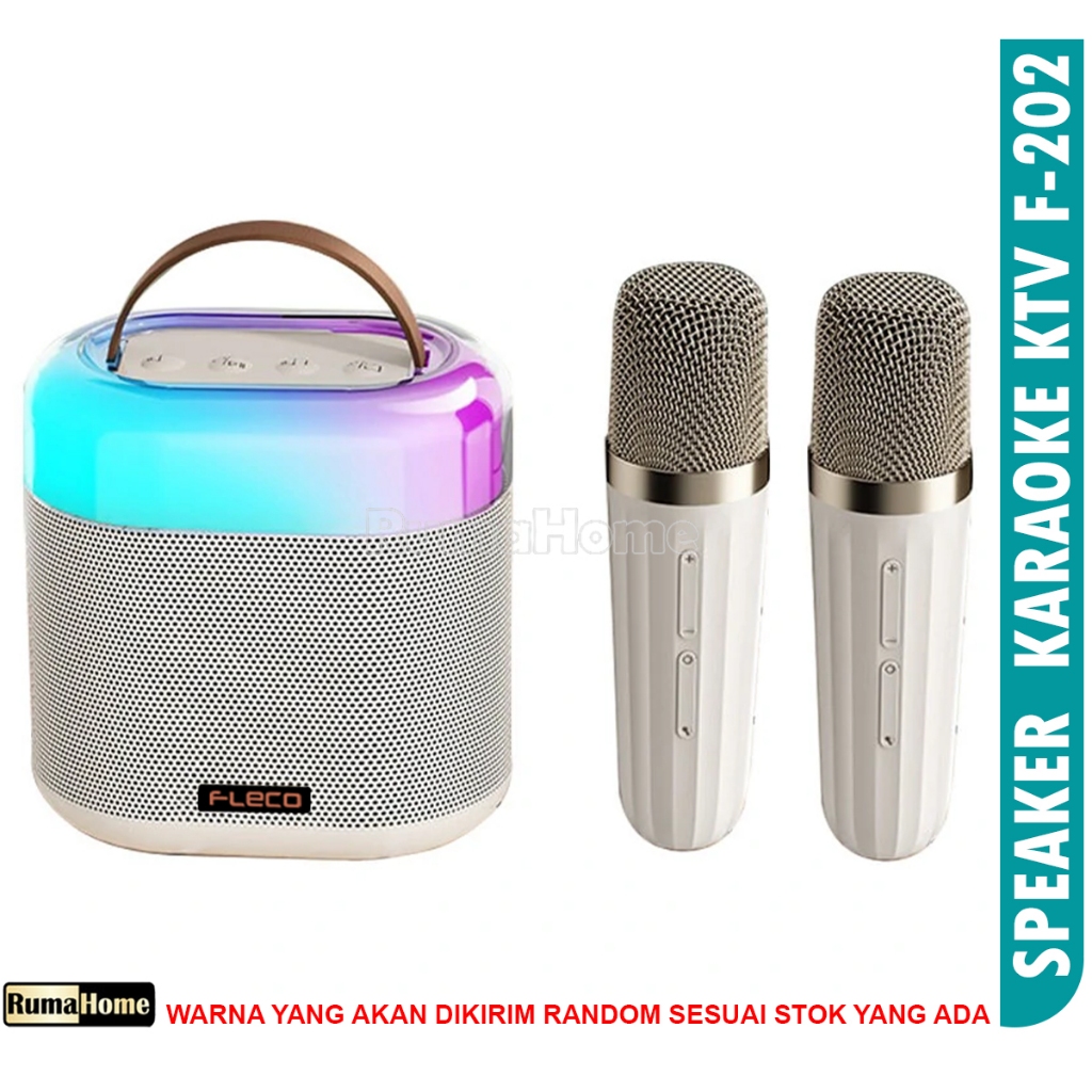 Jual Karaoke Speaker Bluetooth 2 mic 1 set garansi 1 tahun Mini Machine ...
