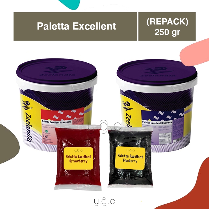 Jual Paletta Excellent Strawberry Blueberry (REPACK) 250gr / Selai Buah ...