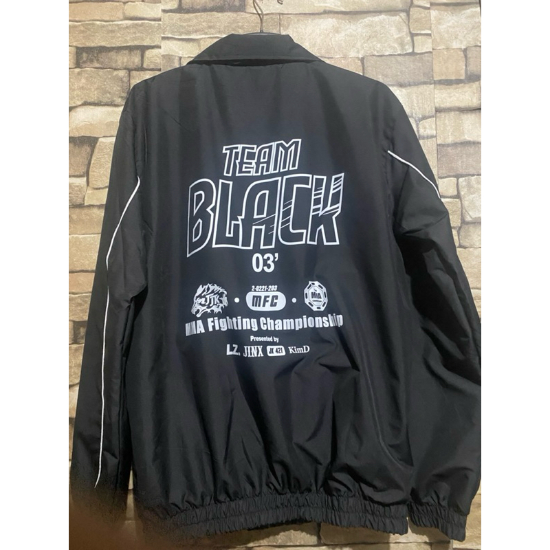 Jual RedMerch// Jaket tracksuit team black Manga Jinx Outfit joo ...