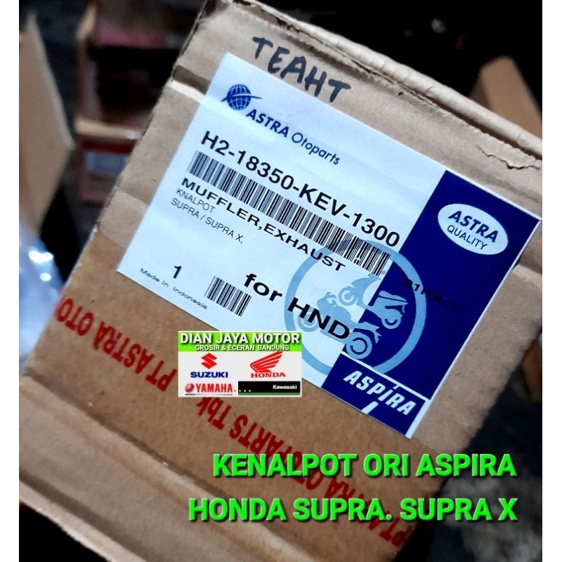 Jual Aspira Knalpot Kenalpot Kev Honda Supra Supra X Ori Astra Aspira H Kev Ori