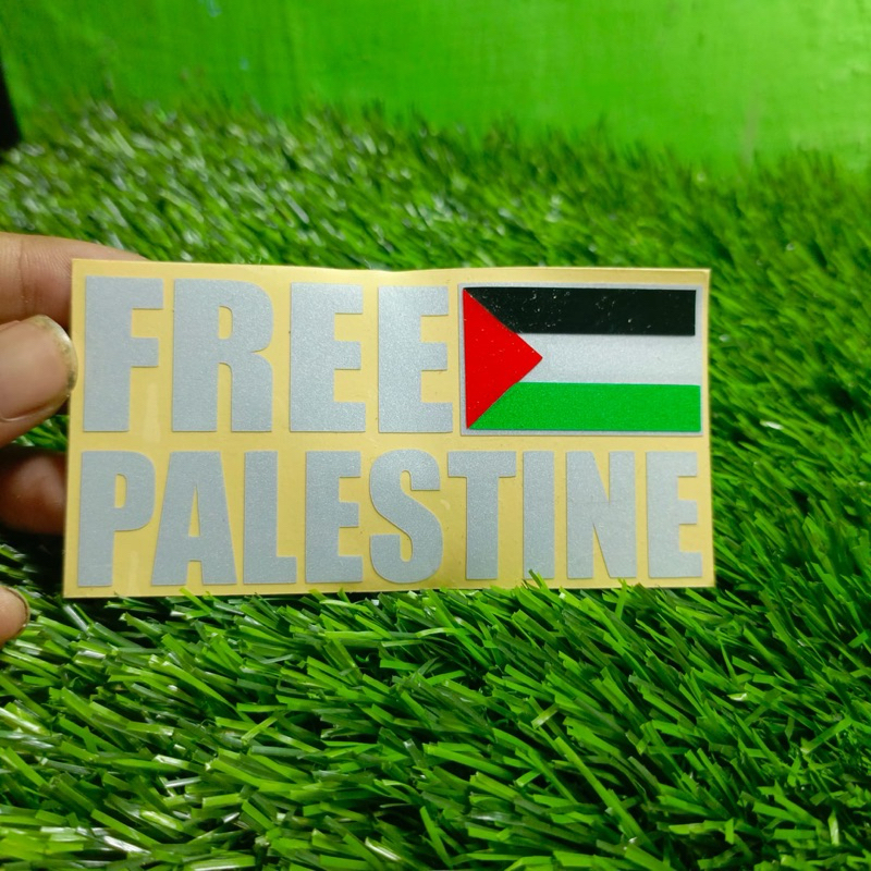 Jual stiker free palestine cutting stiker mobil freepalestine stiker