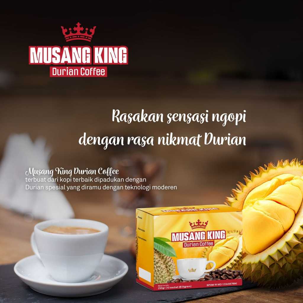 Jual KOPI DURIAN MUSANG KING KOPI DURIAN KOPI DURIAN SACHET