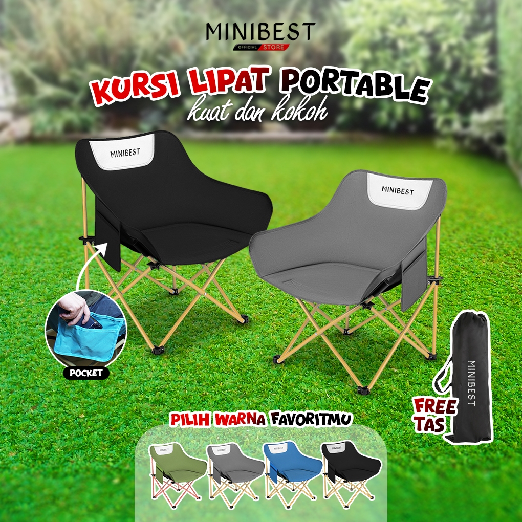 Jual Minibest Kursi Meja Lipat Piknik Camping Folding Chair Outdoor