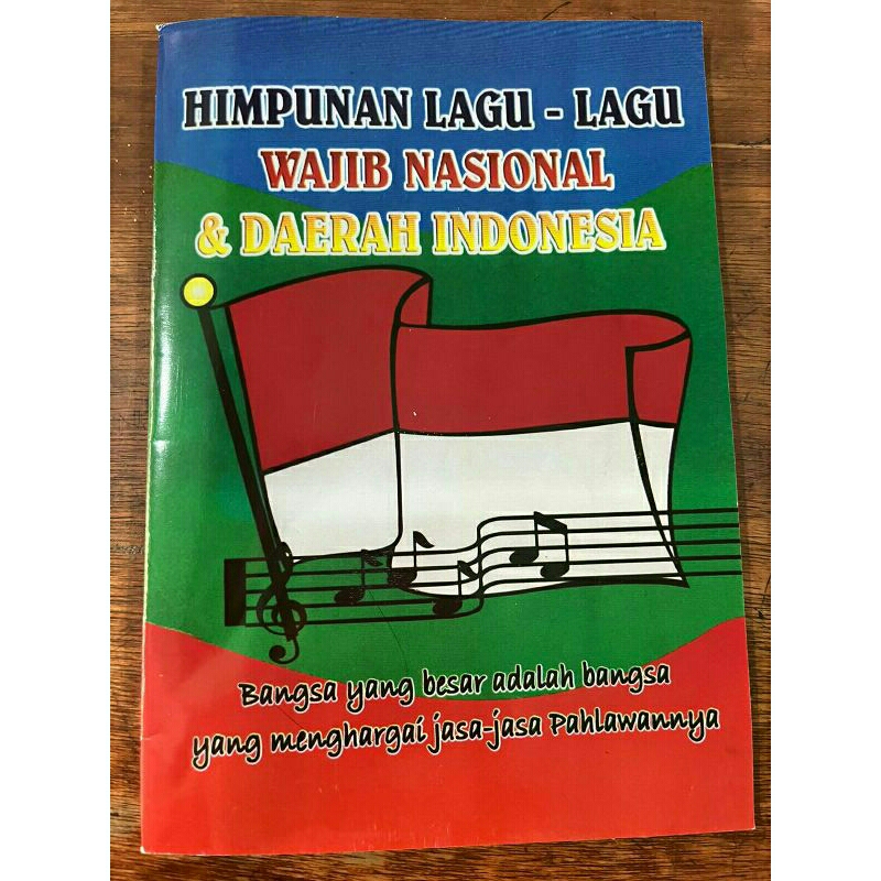 Jual Buku Lagu Lagu wajib Nasional dan Daerah Indonesia | Shopee Indonesia