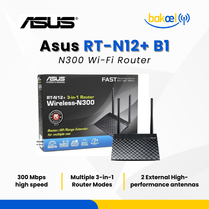 Jual Asus Wireless N Router Rt N12 Plus Shopee Indonesia