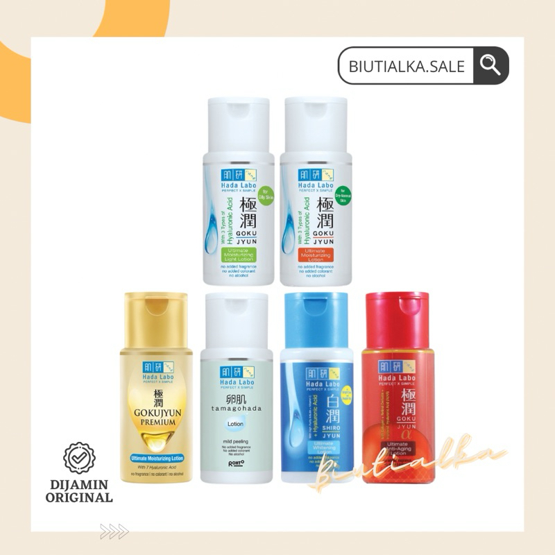 Jual HADALABO HADA LABO Lotion Face Toner 100ML Gokujyun Premium
