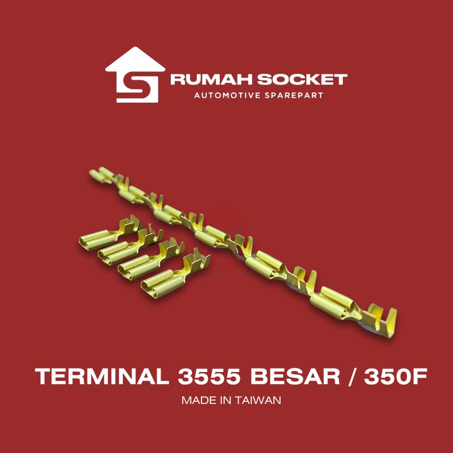 Jual TERMINAL SKUN GEPENG CEWEK / FEMALE 3555 JUMBO / 350F / TIPE 7.8 ...