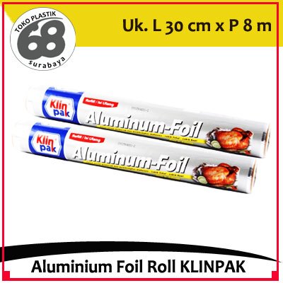 Aluminium Foil Roll Refill ukuran 8 m x 30 cm KlinPak