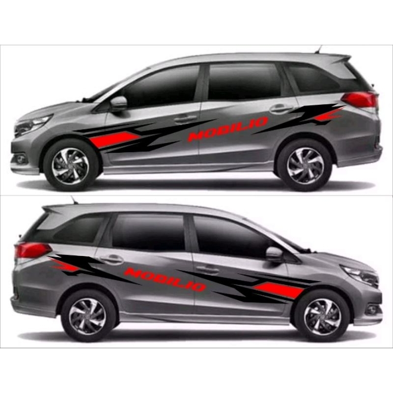 Jual 0126 cutting sticker mobil Honda Mobilio desain bisa custom warna ...