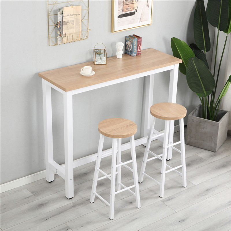 Jual Brookwood Meja Bar Cafe Minimalis Meja Dapur Bambu Meja Makan Meja ...