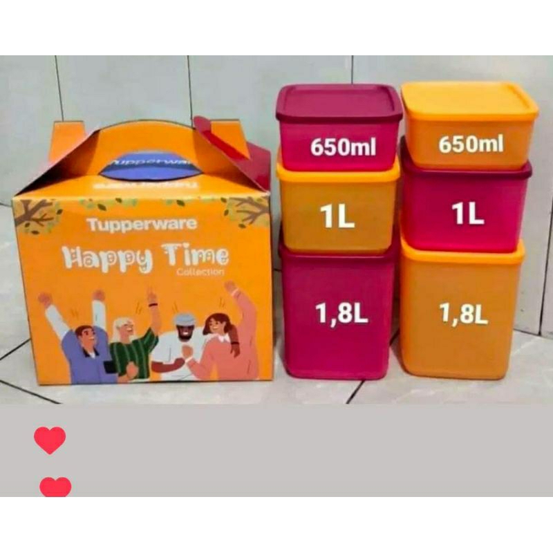 Jual Toples tupperware original happy time original free box | Shopee ...