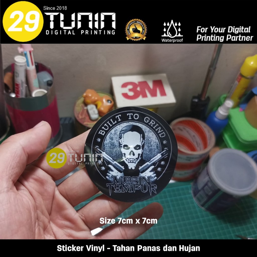 Jual Sticker Vinyl Outdoor Vinyl - Band Mesin Tempur | Shopee Indonesia