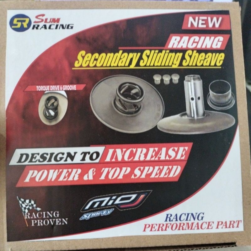 Jual Pully belakang/Secondary sliding sheave Hyper sum racing | Shopee ...