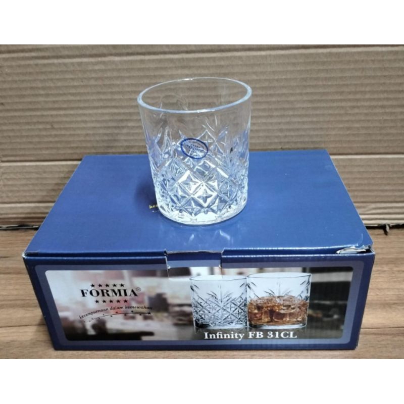 Jual Formia Infinity 31 Cl / Gelas Minum Kaca Bening 310ml FR111031 Per ...