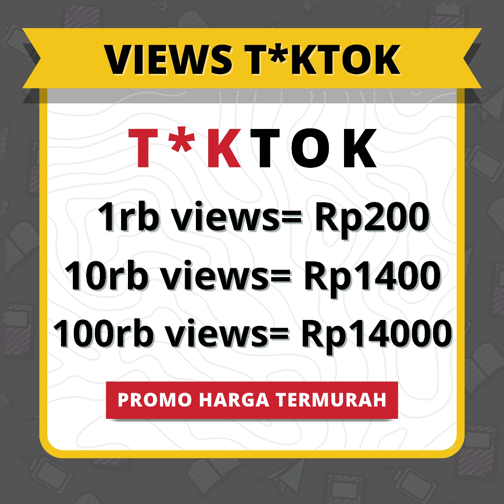 Jual View VT TlKTOK Permanen Views Video TlKTOK Murah Viewer Bergaransi ...