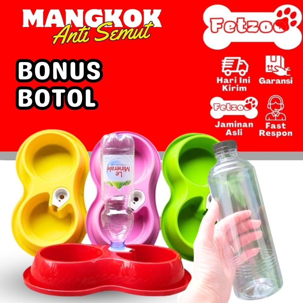 Jual Mangkok Makan Kucing 2 In 1 Anti Semut Tempat Makan Kucing Anjing ...