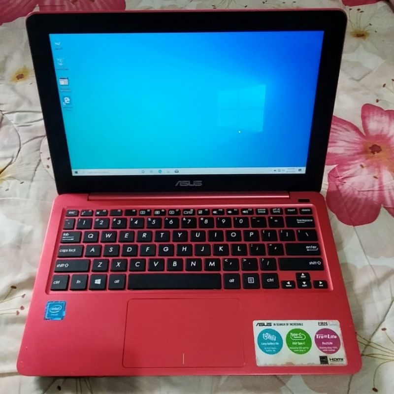 Jual Notebook Asus E202S, Celeron-N3060, Ram 2Gb, HDD 500Gb, Bonus Tas  Mouse | Shopee Indonesia