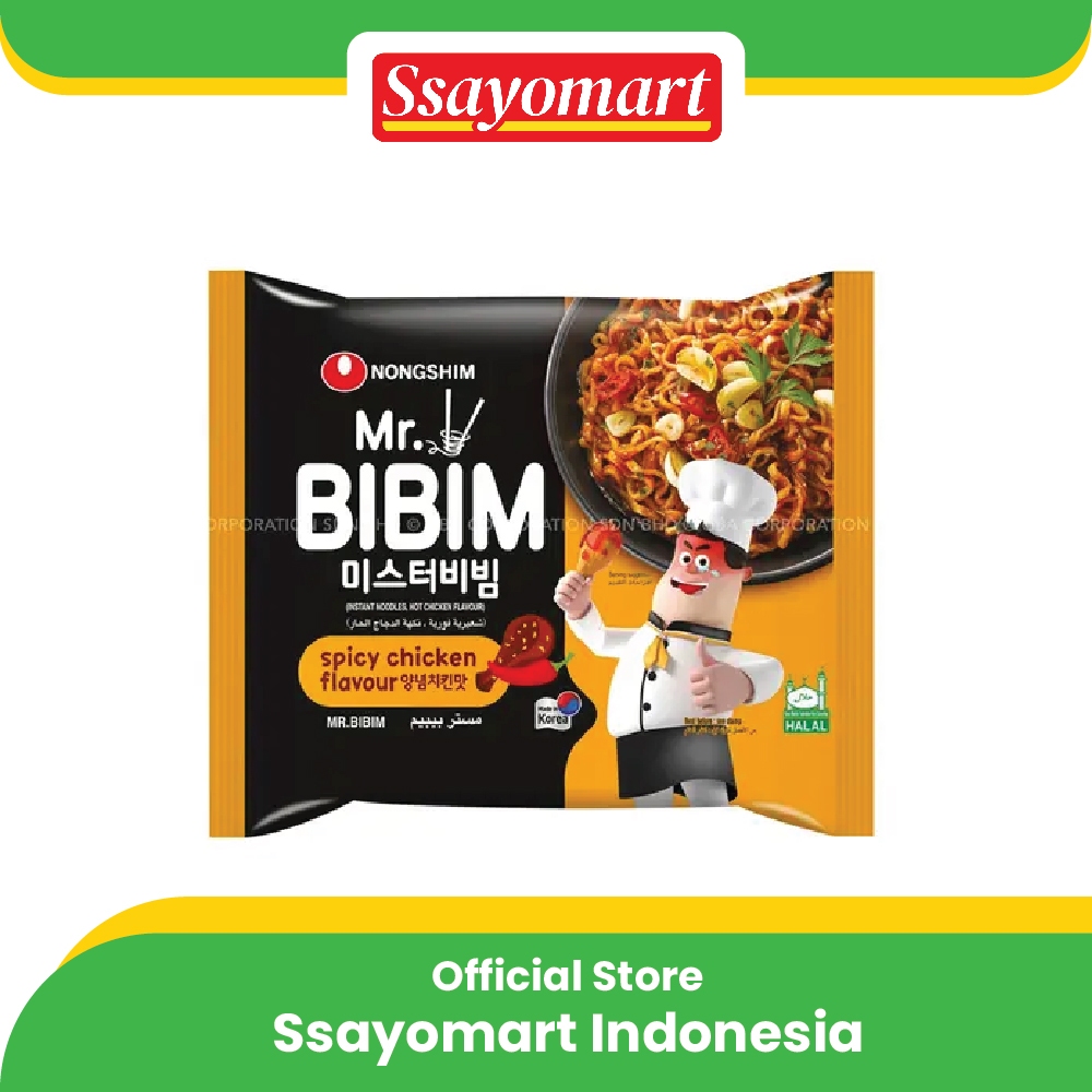 Jual NONGSHIM Mr. BIBIM Spicy Chicken Ramyun - Mie Pedas Asli Korea ...