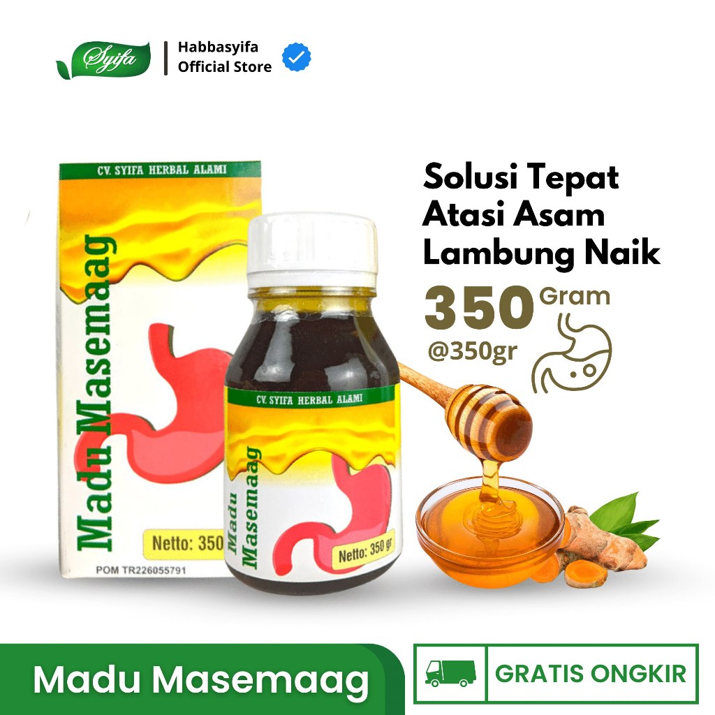 Masemaag 350 gr | Madu Special Maag Madu Lambung Masemag Asam Lambung Gerd