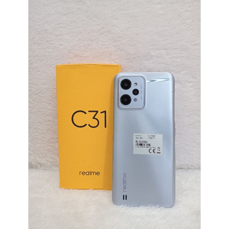Jual realme c31 ram 3/32gb second fullset | Shopee Indonesia
