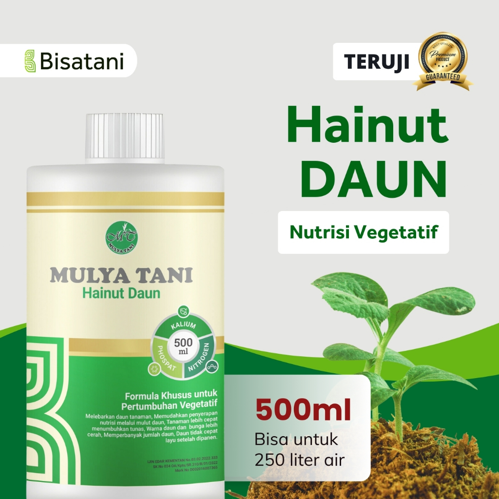 Pupuk Percepat Pertumbuhan Tanaman POC DAUN/ Hormon Booster Pertumbuhan Tanaman 500ml