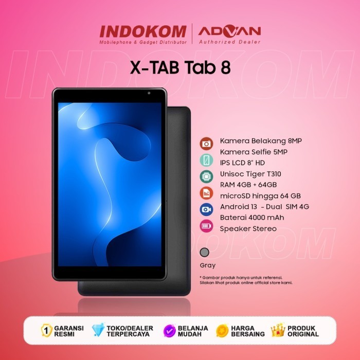 Jual Advan XTAB RAM 4GB/64GB - Garansi Resmi | Shopee Indonesia