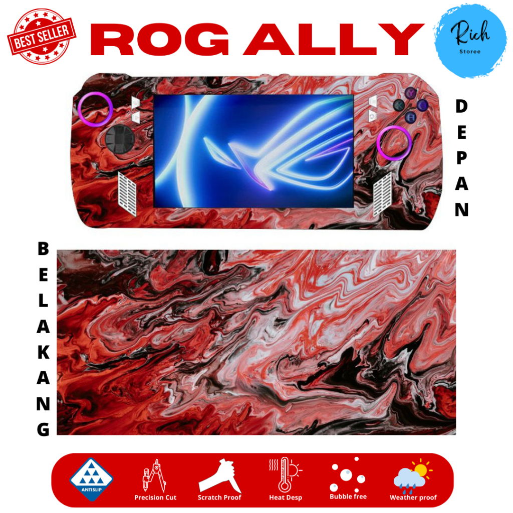 Jual Sticker Garskin Asus ROG Ally Gaming Stiker ROG Ally gaming ...