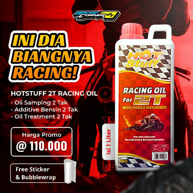 Jual Oli Racing 2T Hotstuff (1 Lt) | Shopee Indonesia