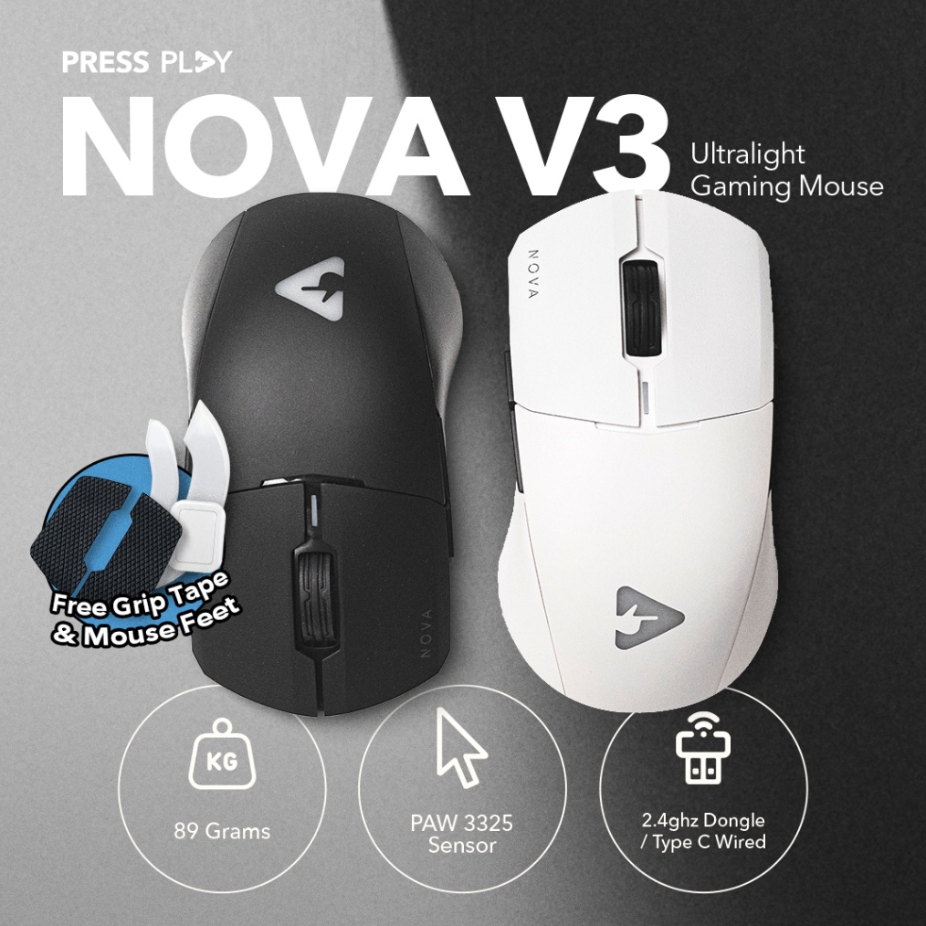 Jual ART R99C NOVA V3 Ultralight Wireless Gaming Mouse 24ghz by Press ...