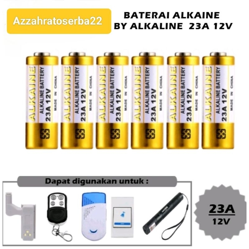 Jual COD Baterai Alkaline 23A 12V /12 Volt Battery Mini A23/ Batrai ...