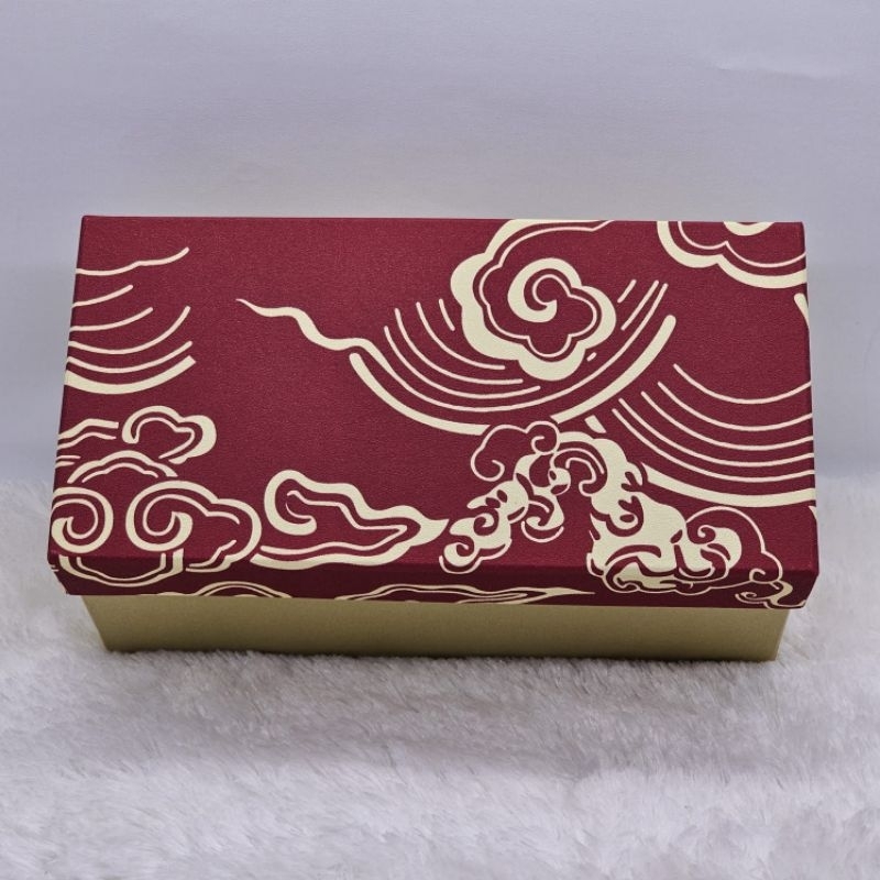 Jual Box Hamper wallpaper Imlek 22x11x10cm / kotak kue lapis CNY ...