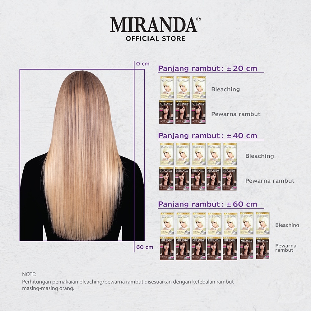 Jual Miranda Hair Color (Cat Rambut Permanen) MC18 Coffee 30ml | Shopee ...