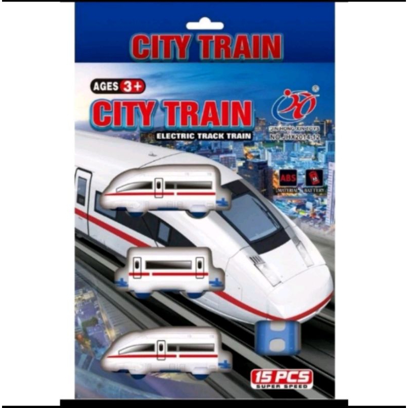 Jual Mainan Anak Kereta Cepat - City Train - MRT Train 15pcs | Shopee ...