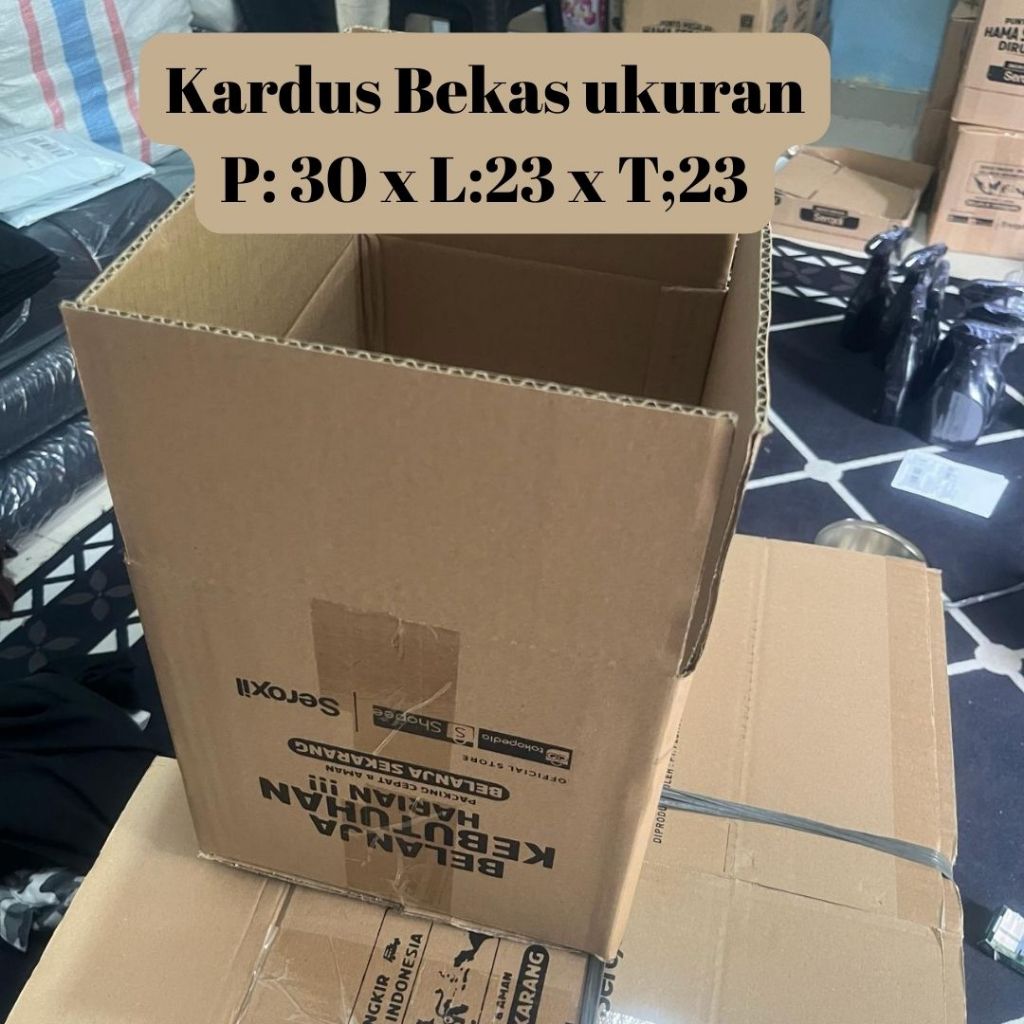 Jual Kardus Packing Bekas Packaging Dus Tebal Box Pengiriman Kotak ...