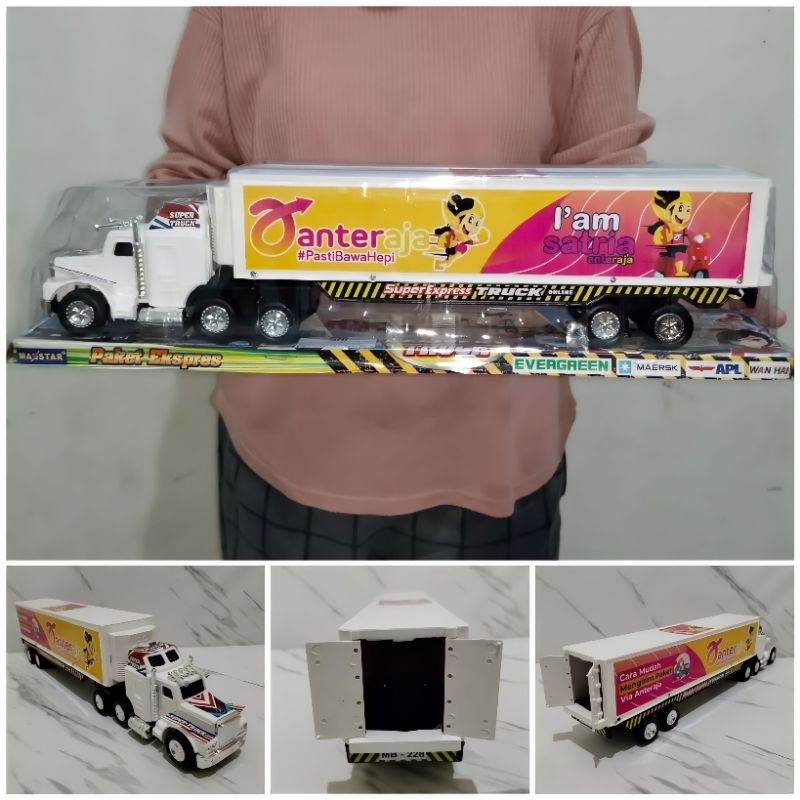 Jual Mainan Truk Kontainer Ekspedisi Petikemas B Panjang Besar Murah ...