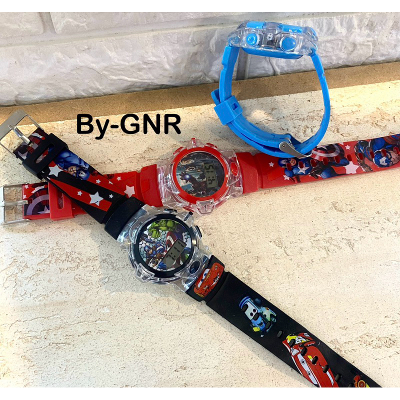 Jual Jam Tangan Anak TK/SD Lampu Musik Melody Avenger Super Keren ...