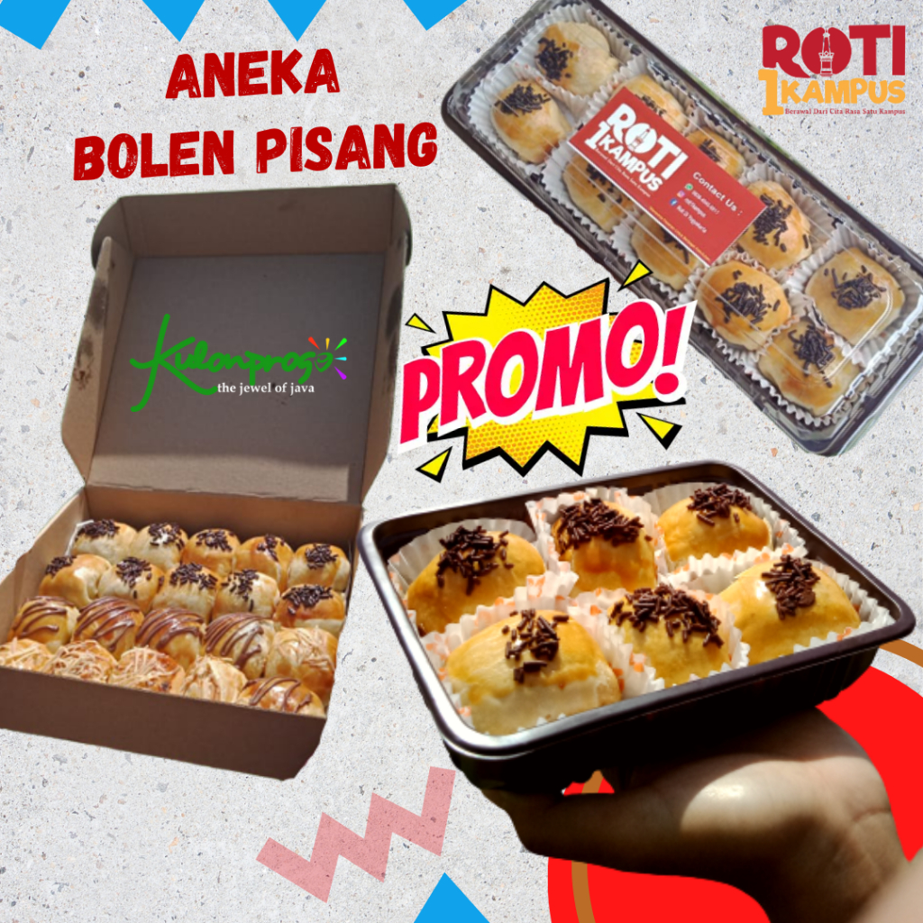 Jual Bolen Pisang Coklat Keju Murah By Roti 1 Kampus Jogja Banana ...