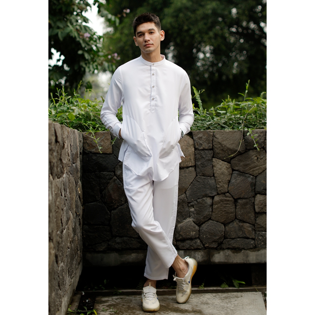 OXCON Kemeja Setelan koko Kurta Moslem Wear