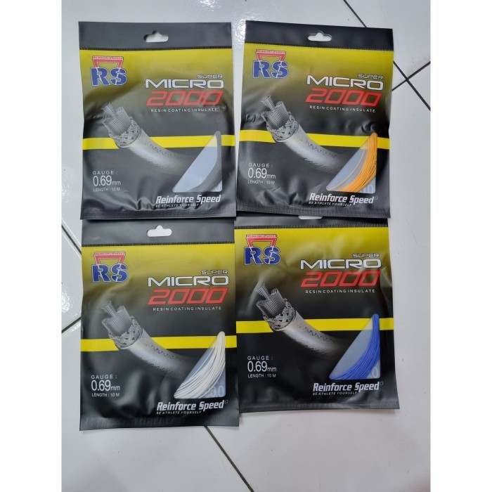 Jual SENAR RAKET BADMINTON RS -REINFORCE SPEED - RS SUPER MICRO 2000 ...