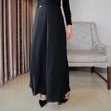 Bynissa JEHA KULOT Pakaian Wanita Bawahan Celana Panjang Kulot Highwaist Pants Ceruty